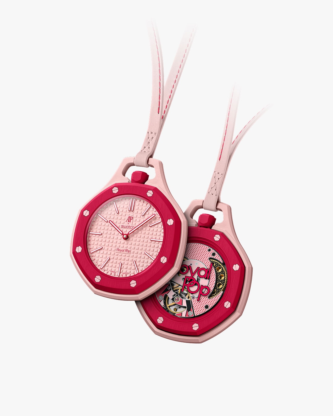 AP × Swatch Royal Pop — face